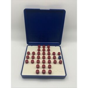 VIntage HI-Q Solitaire Strategy TRAVEL Game Pressman-All Pieces-no Instructions